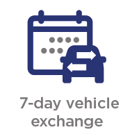 7 day vehicle exchange