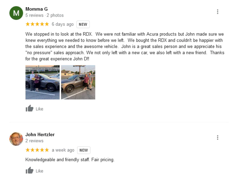 Jones Acura Lancaster PA