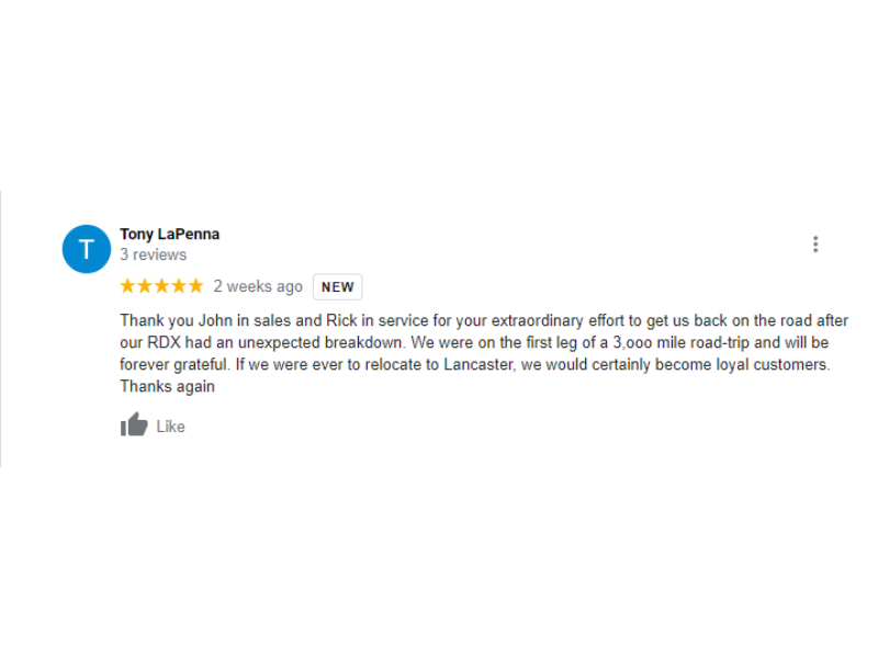 Jones Acura Lancaster PA