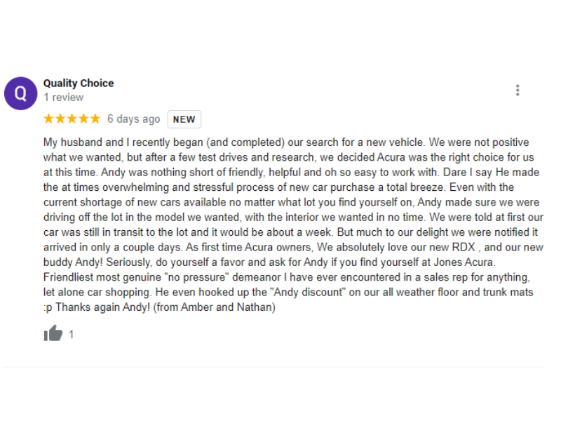 Jones Acura Lancaster PA