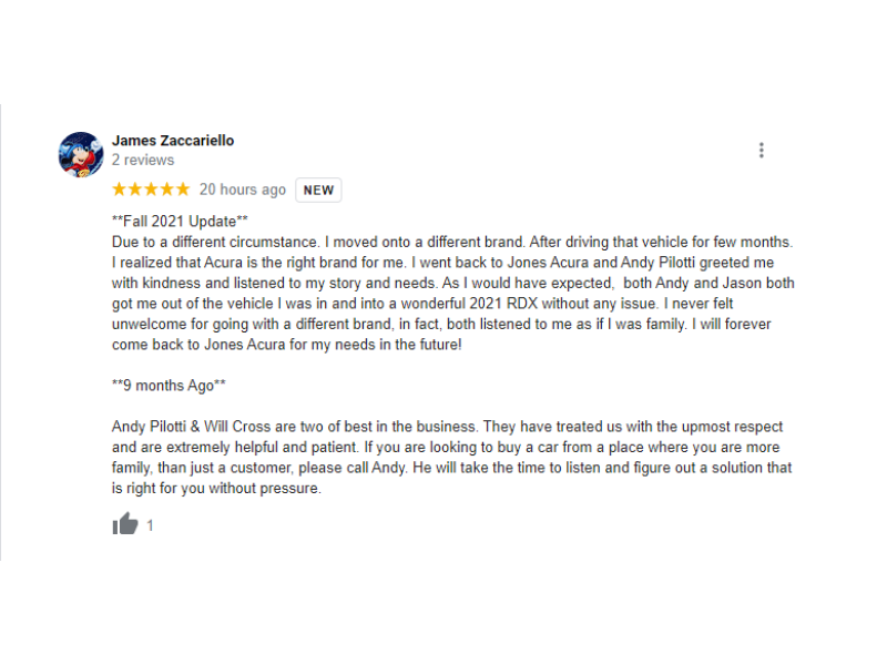 Jones Acura Lancaster PA