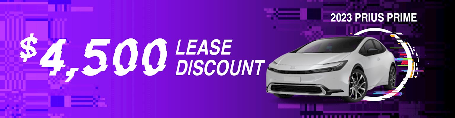 prius prime lease discount special