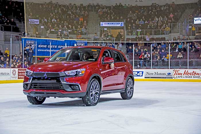 Interstate Mitsubishi in Erie PA is a proud sponsor for the OHL Erie Otters hockey team