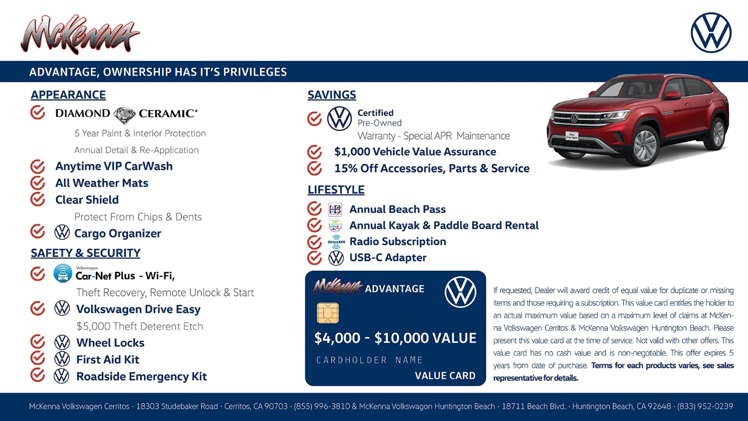 McKenna Volkswagen Huntington Beach Huntington Beach CA