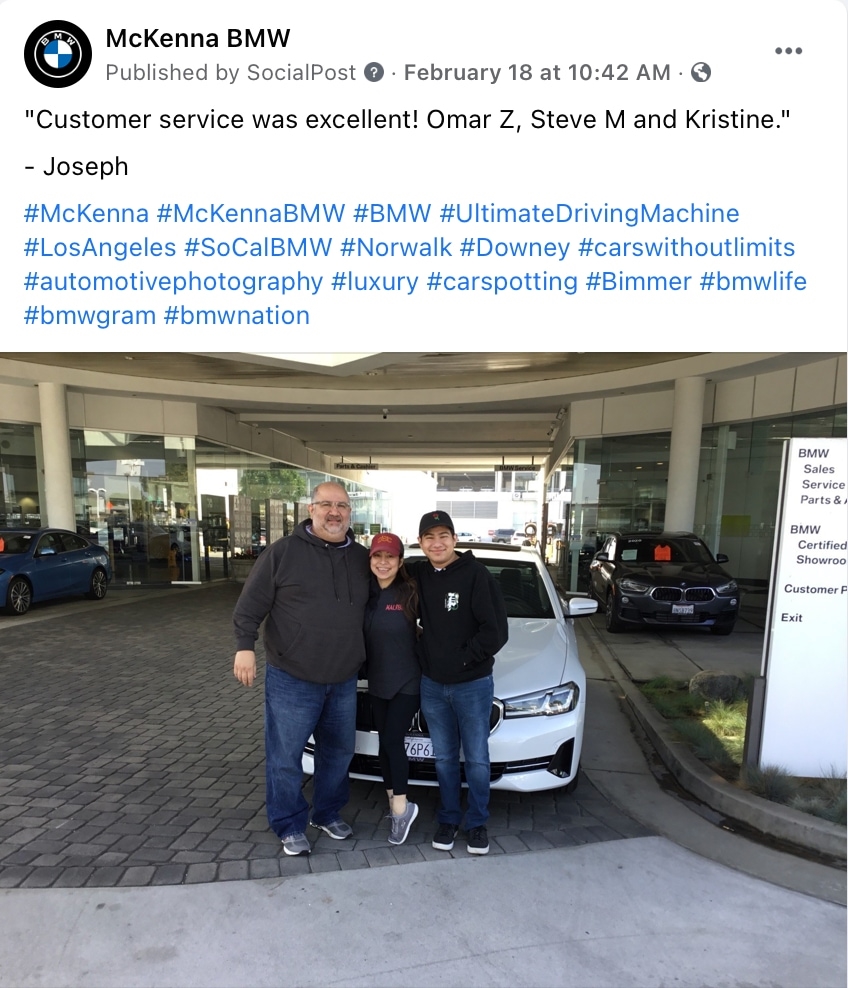 McKenna BMW Norwalk CA