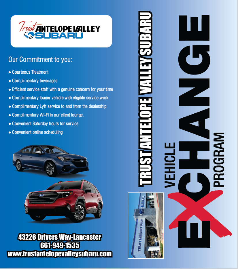 Trust Antelope Valley Subaru Lancaster CA