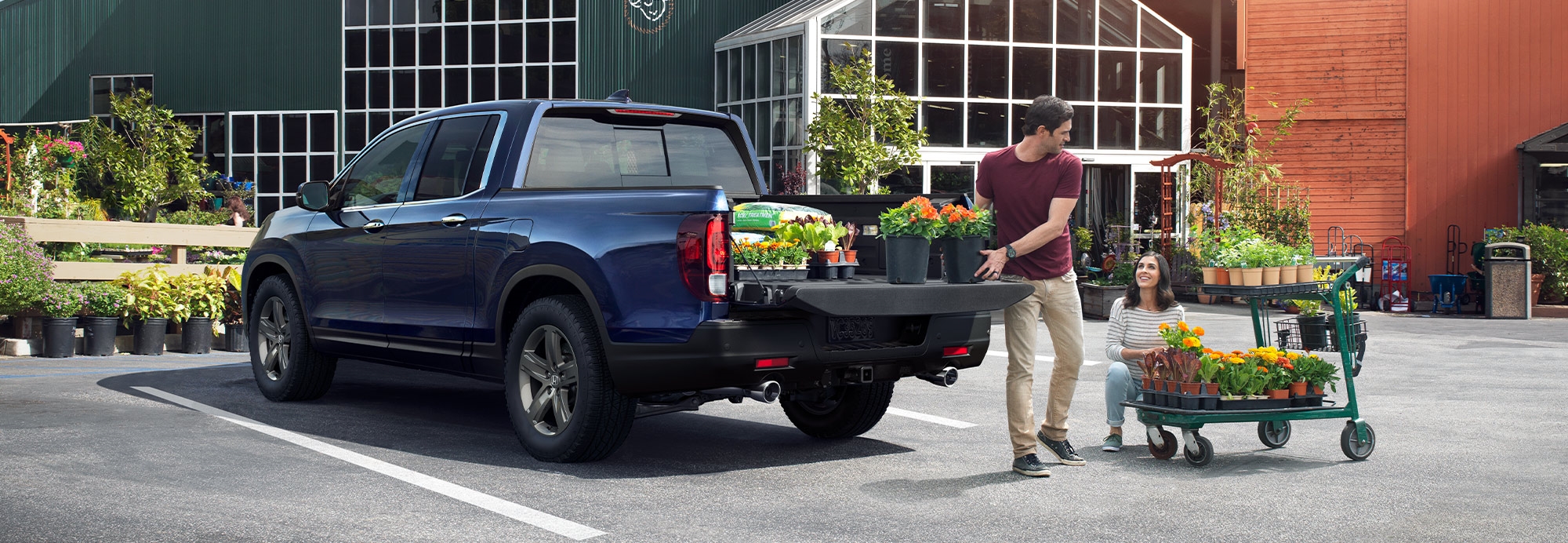 Blue 2021 Honda Ridgeline