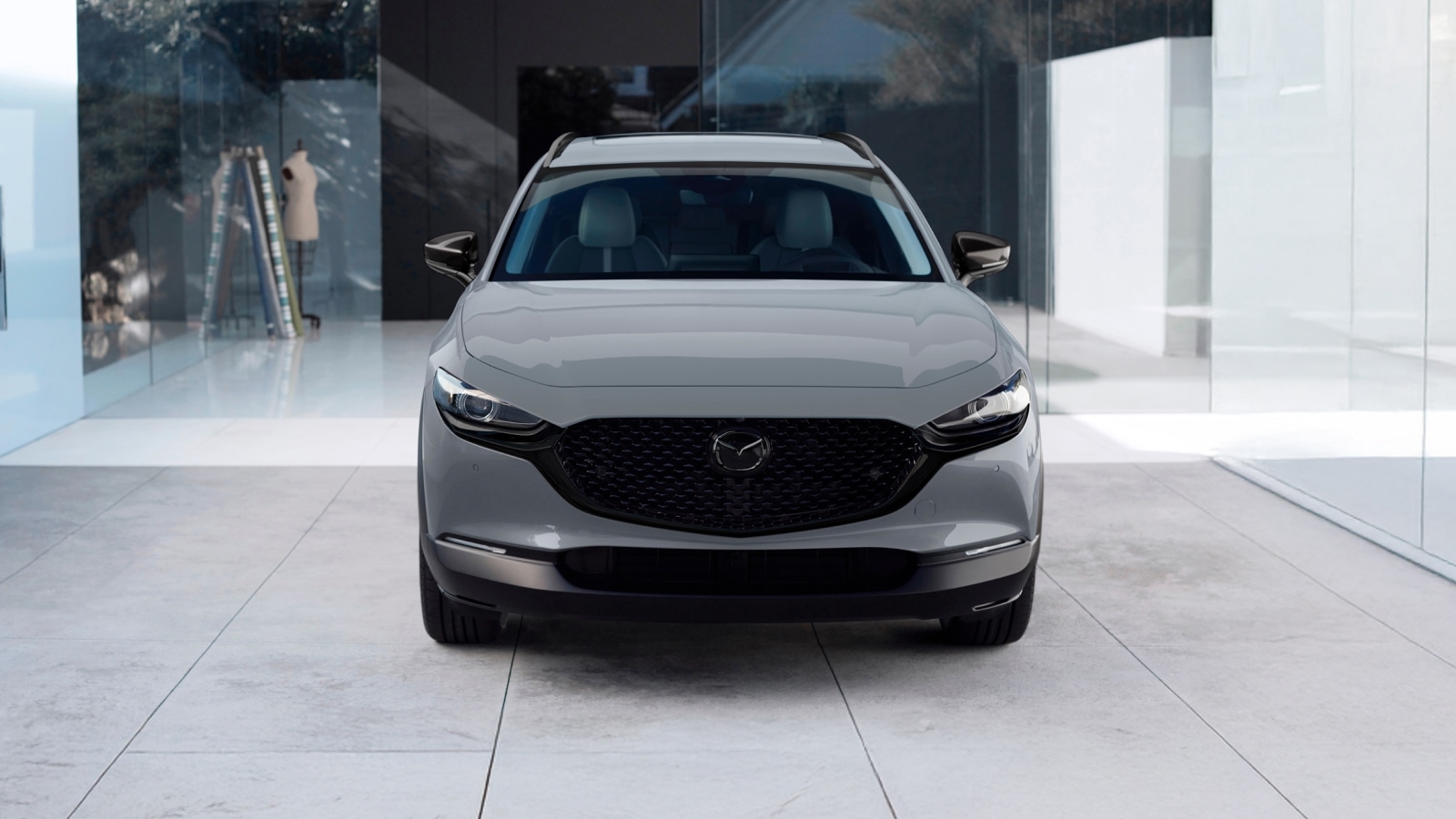 front end of a Mazda CX-30 Aire Edition