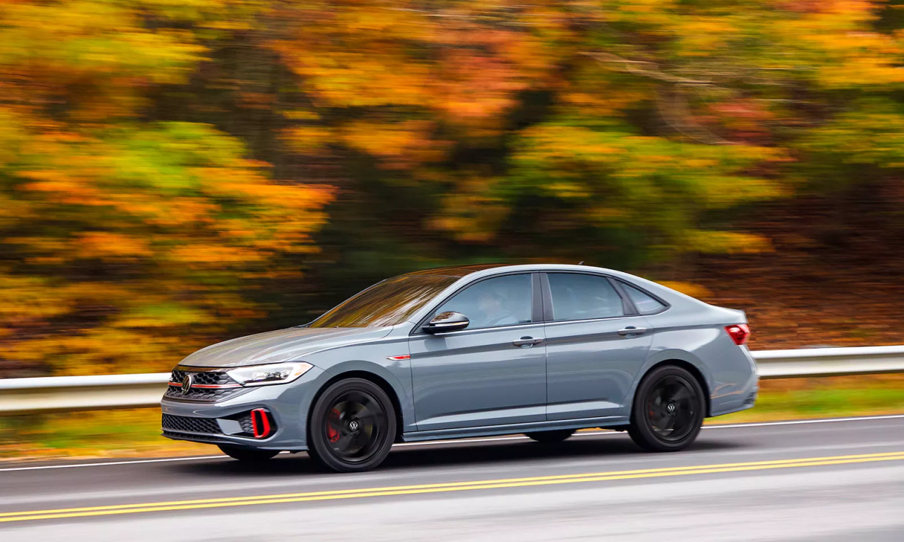 used Volkswagen Jetta driving