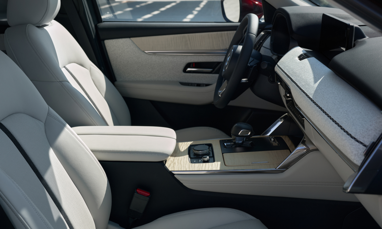 Mazda CX-90 interior front seats