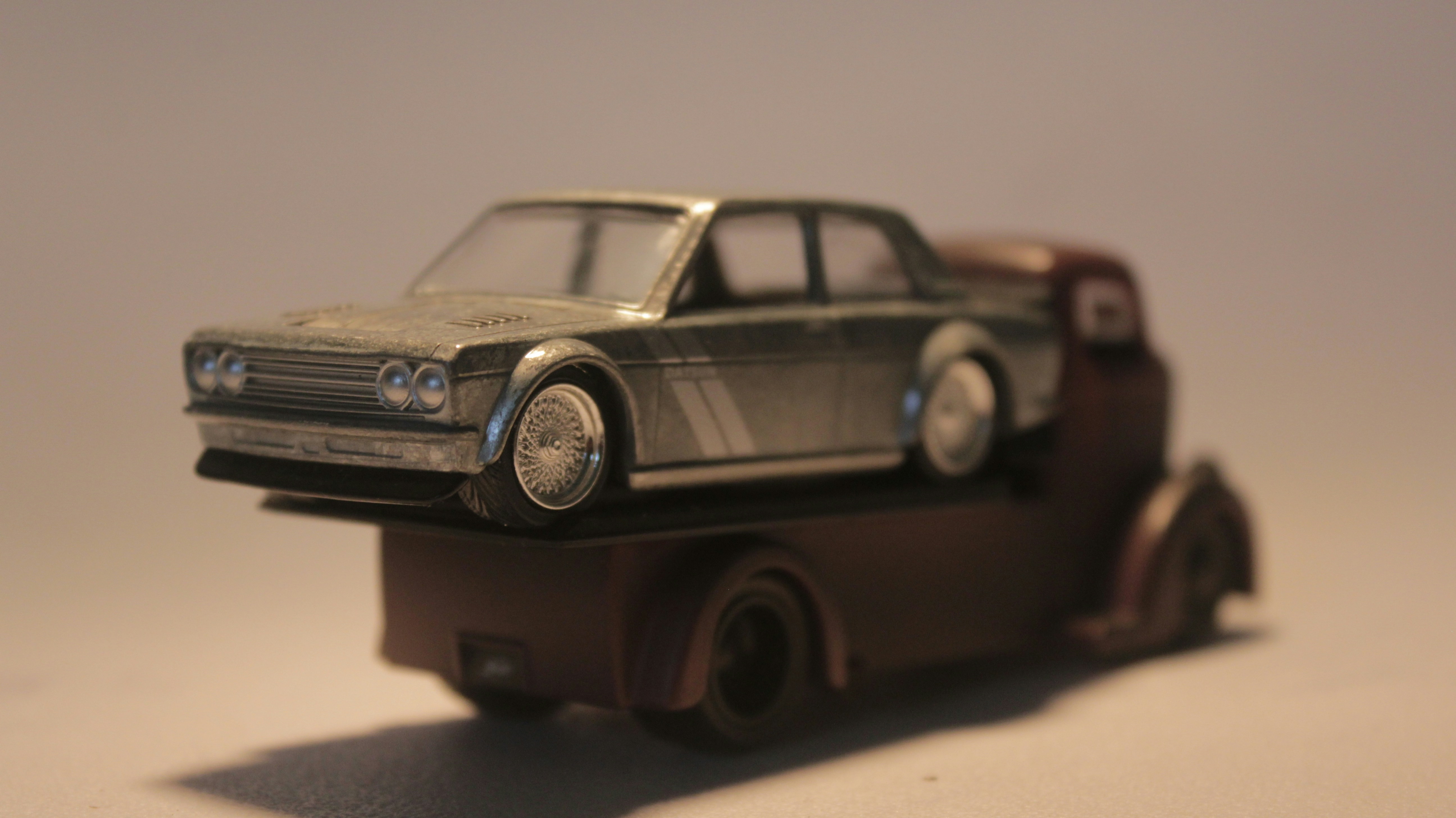 Toy Car on Toy Truck