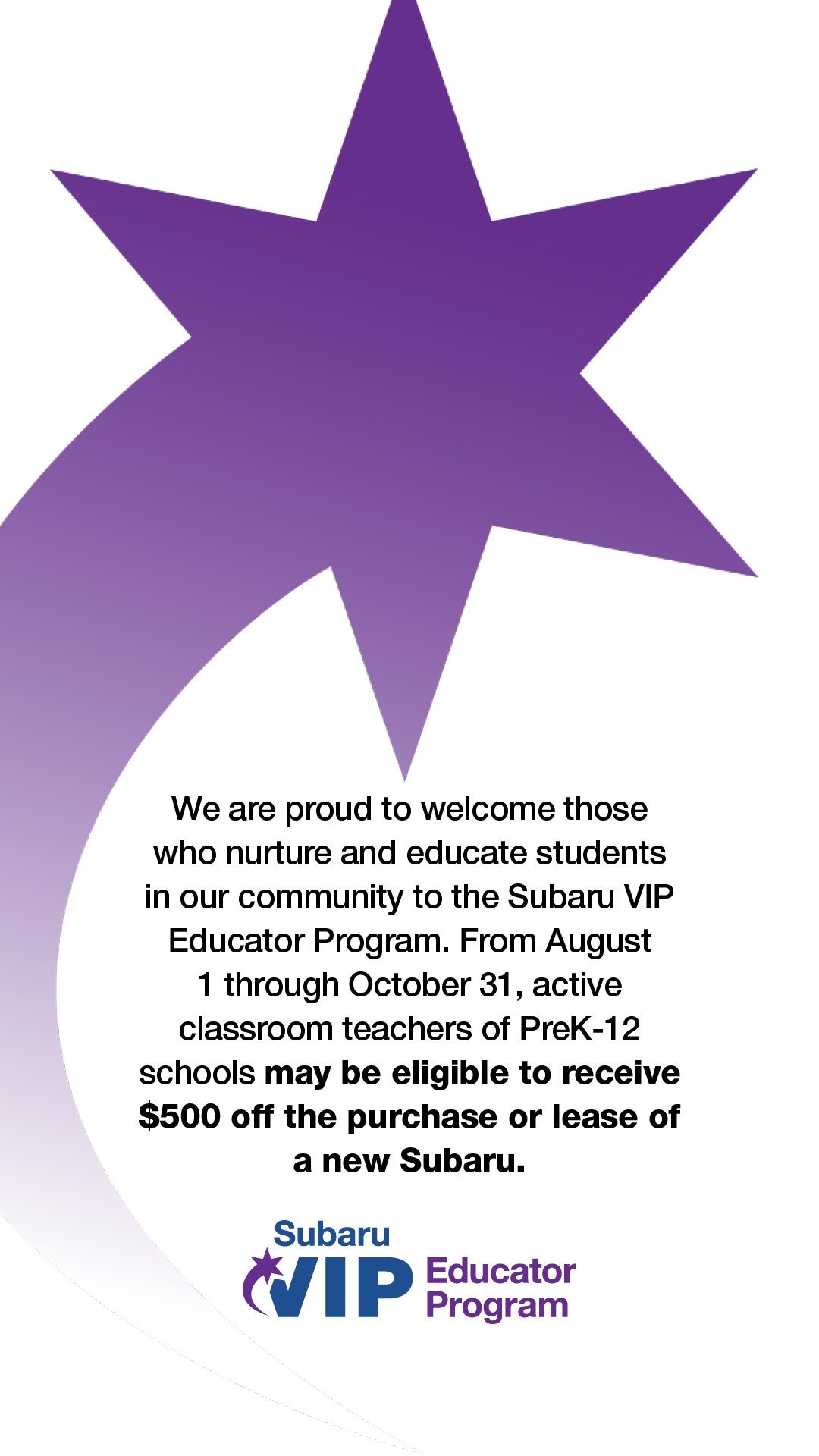 Thank You, Educators: Take Advantage of Subaru’s VIP Educator Program at Frank’s Irvine Subaru