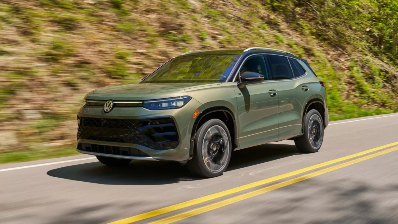 2026 Volkswagen Tiguan driving on the highway