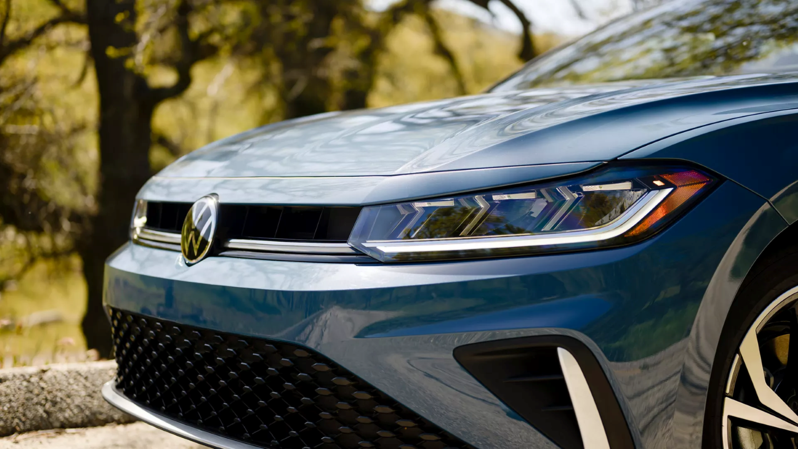 2026 Volkswagen Jetta grille and headlights close-up