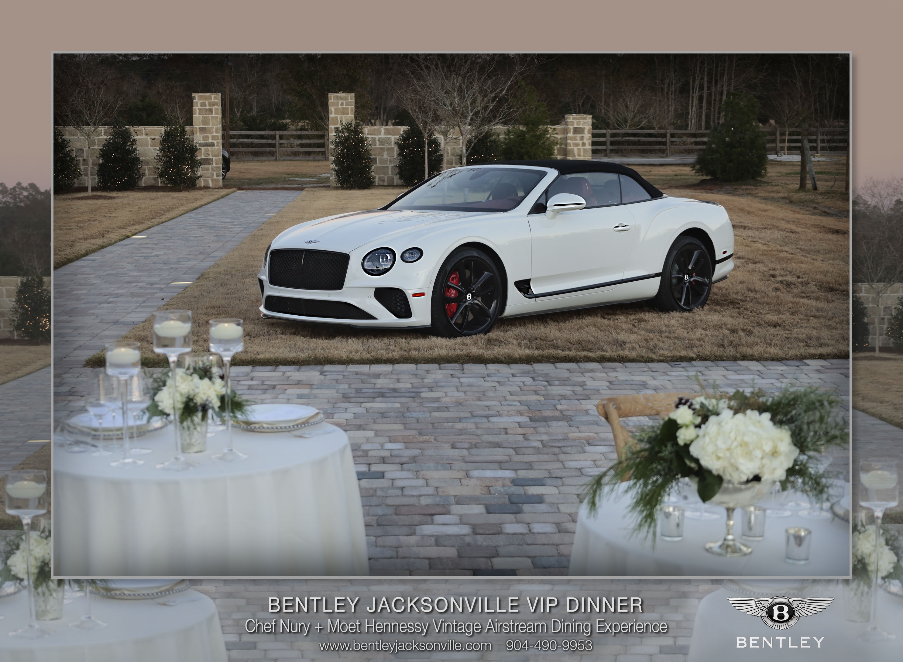 bentley vip dinner