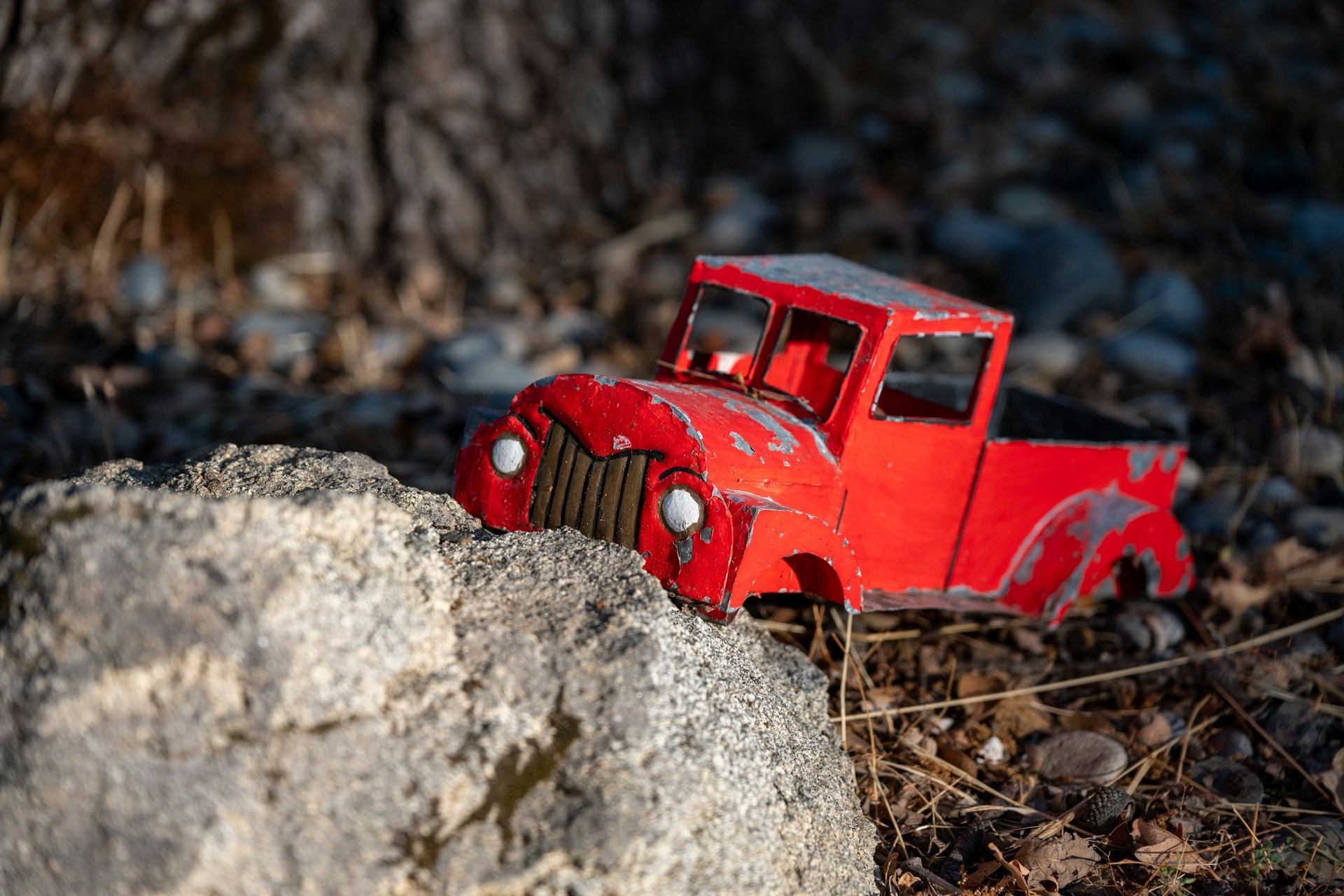 red toy truck