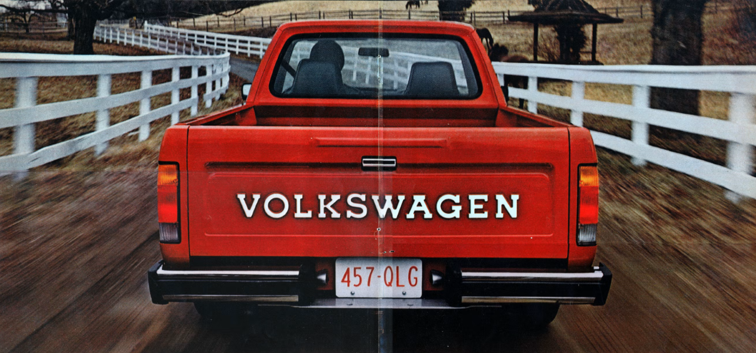 1980 ad for Volkswagen Rabbit truck