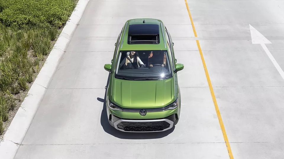 2025 Volkswagen Taos aerial view