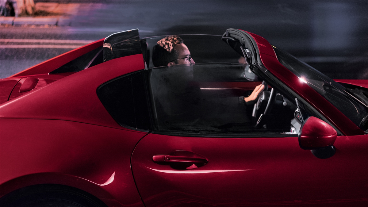 2026 Mazda MX-5 Miata RF roof down