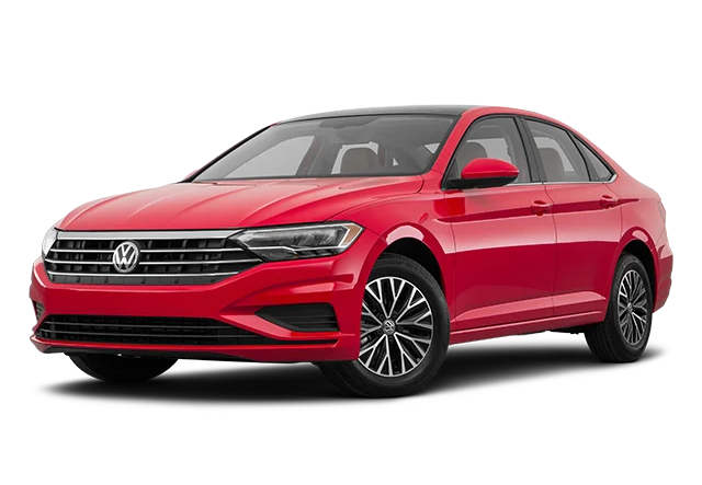 Red VW Jetta