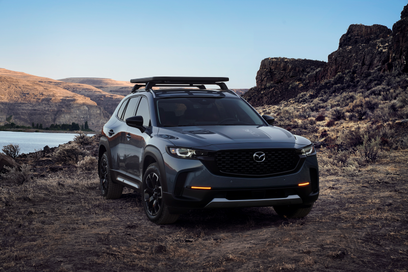2026 Mazda CX-50 parked on hill