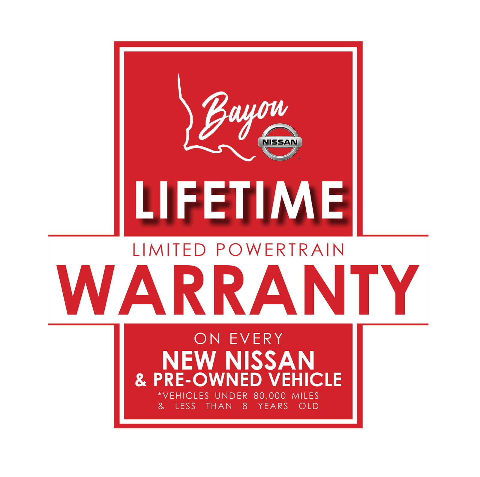 Nissan Lifetime Powertrain Warranty