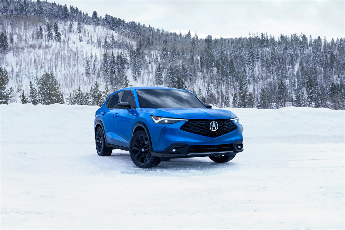 2026 Acura ADX parked outside in the snow