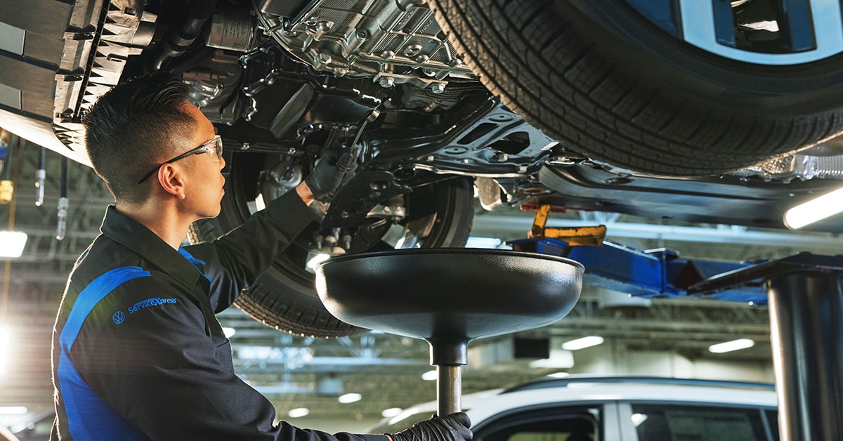 VW oil change service