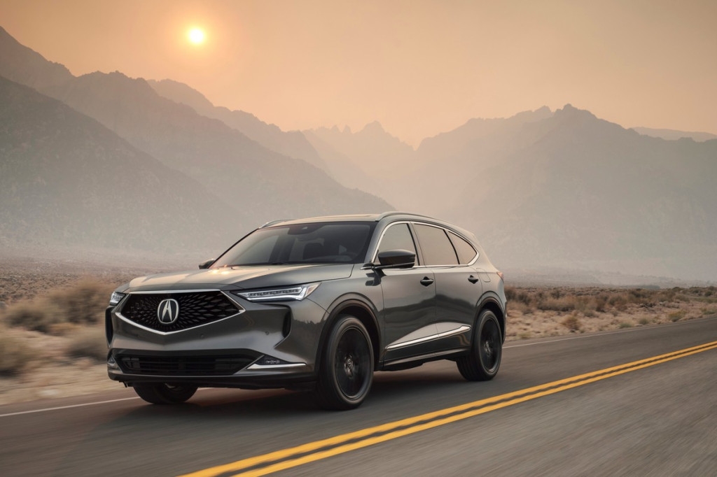 Grey Acura MDX