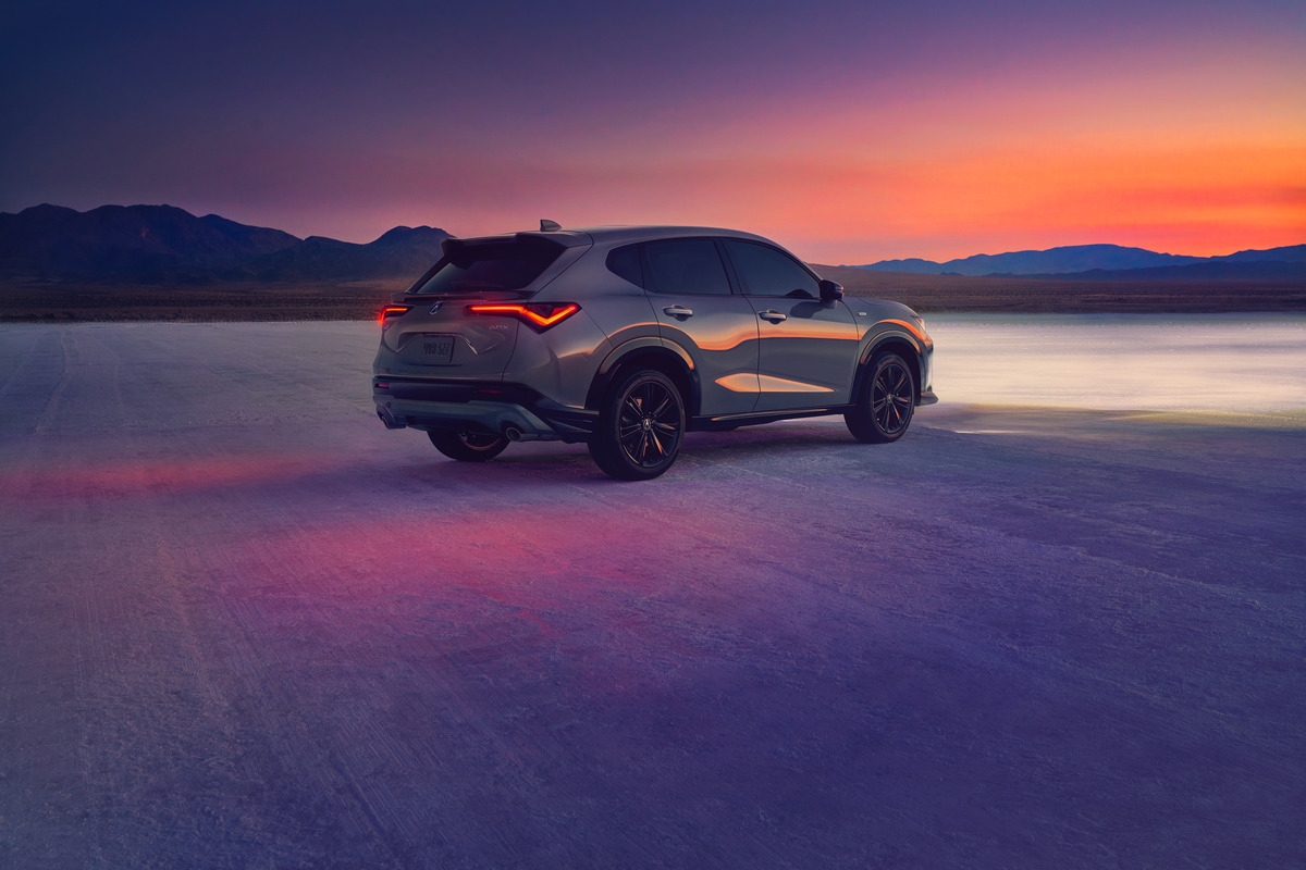 Acura ADX driving at night