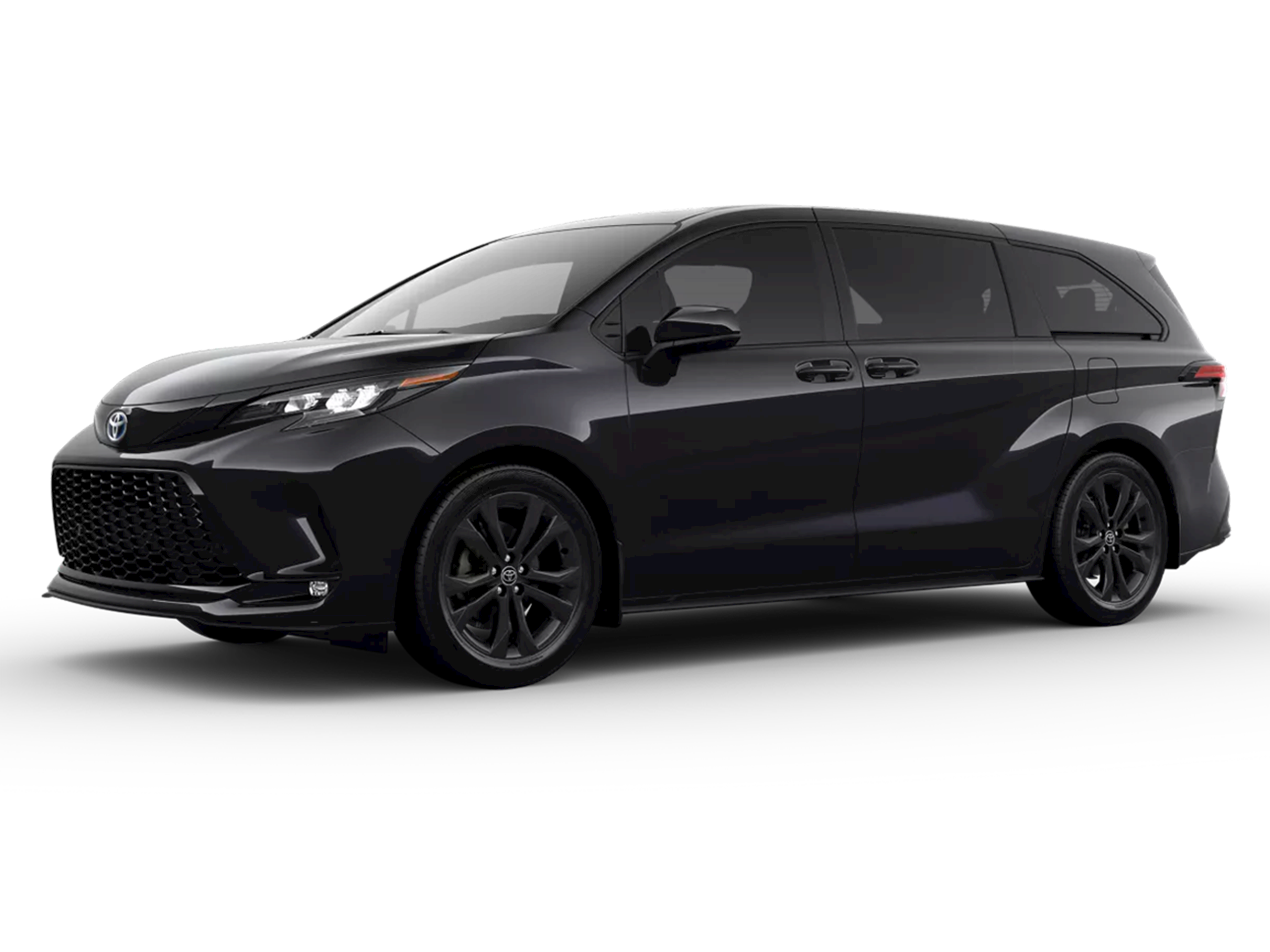 New Midnight Black Metallic 2025 Toyota Sienna XSE for Sale