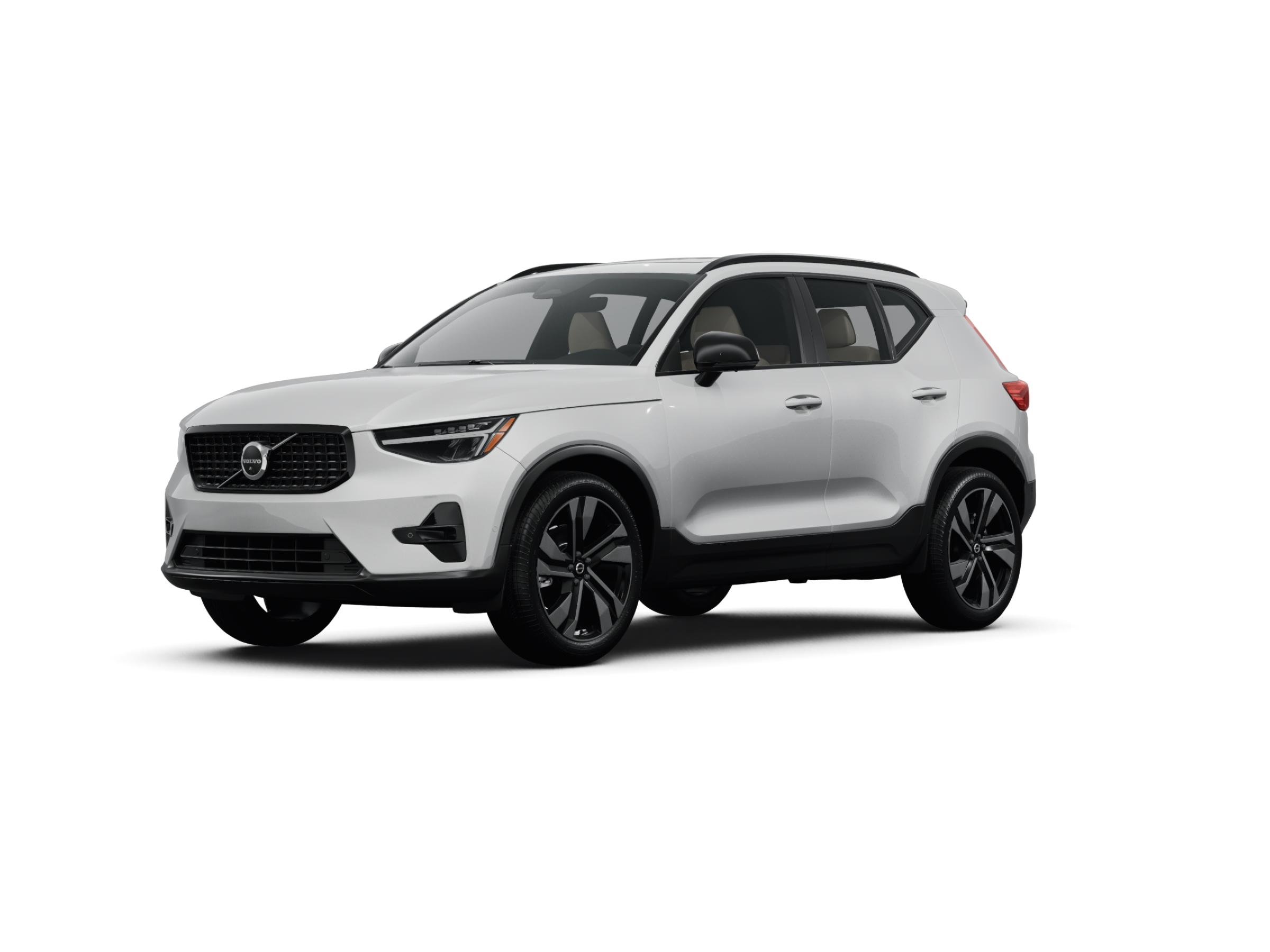 New Crystal White Pearl 2025 Volvo XC40 Ultra Bright Theme