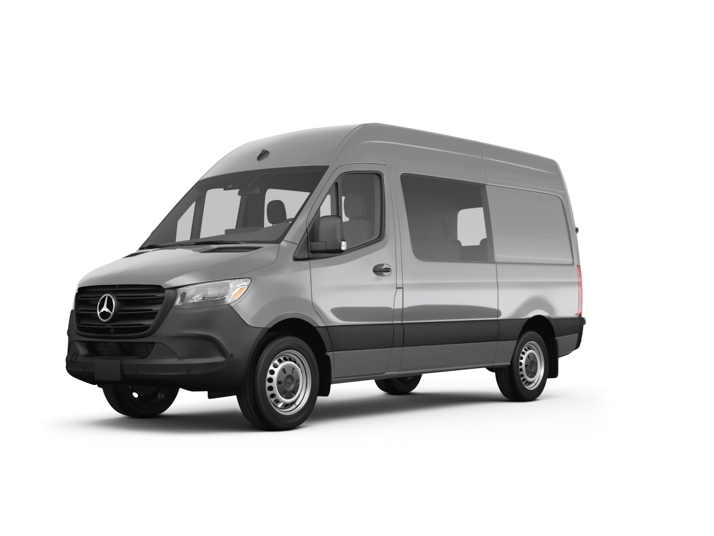 New Graphite Grey 2025 Mercedes-Benz Sprinter Crew Van for