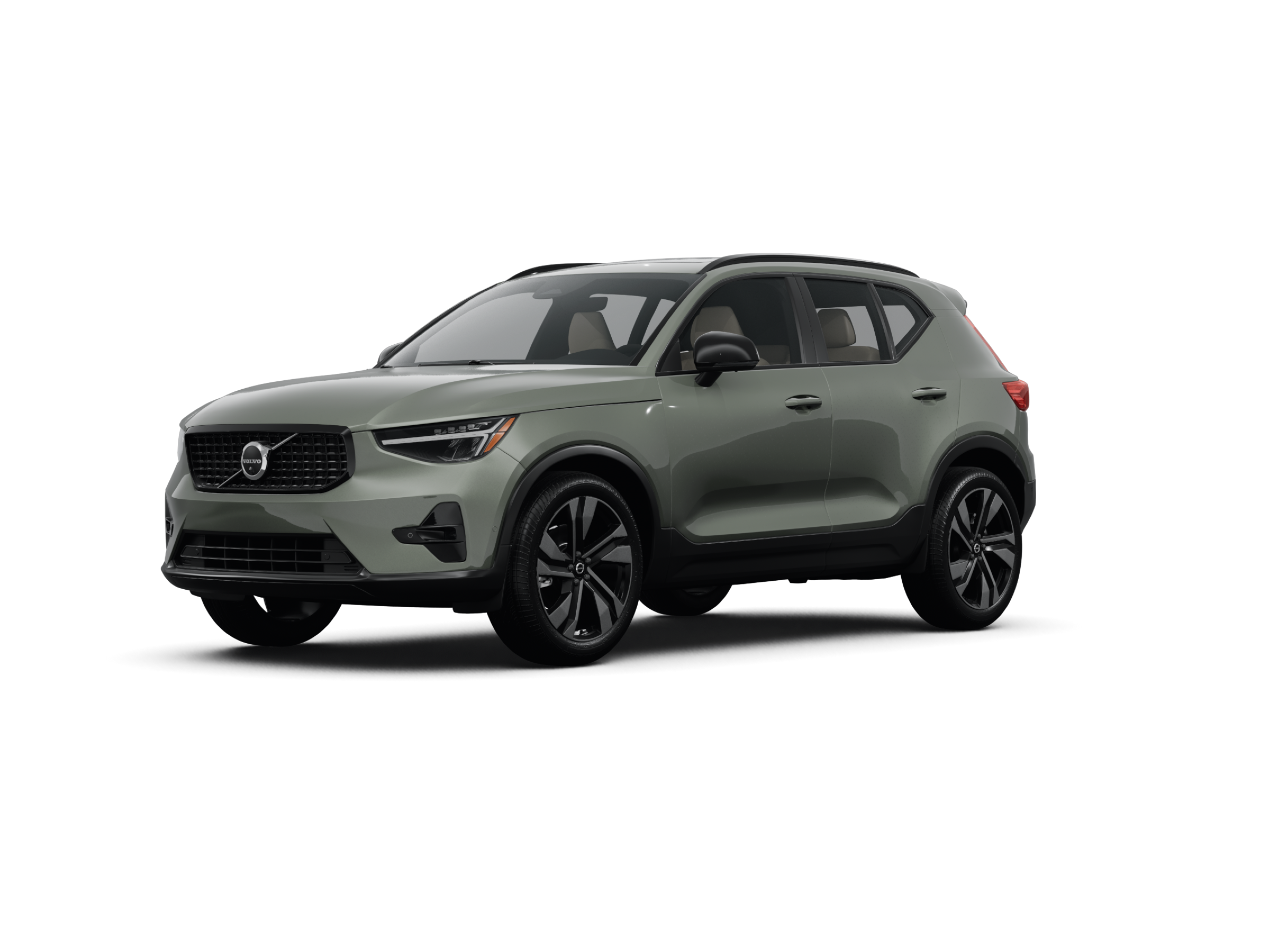 New Sage Green Metallic 2025 Volvo XC40 Ultra Bright Theme