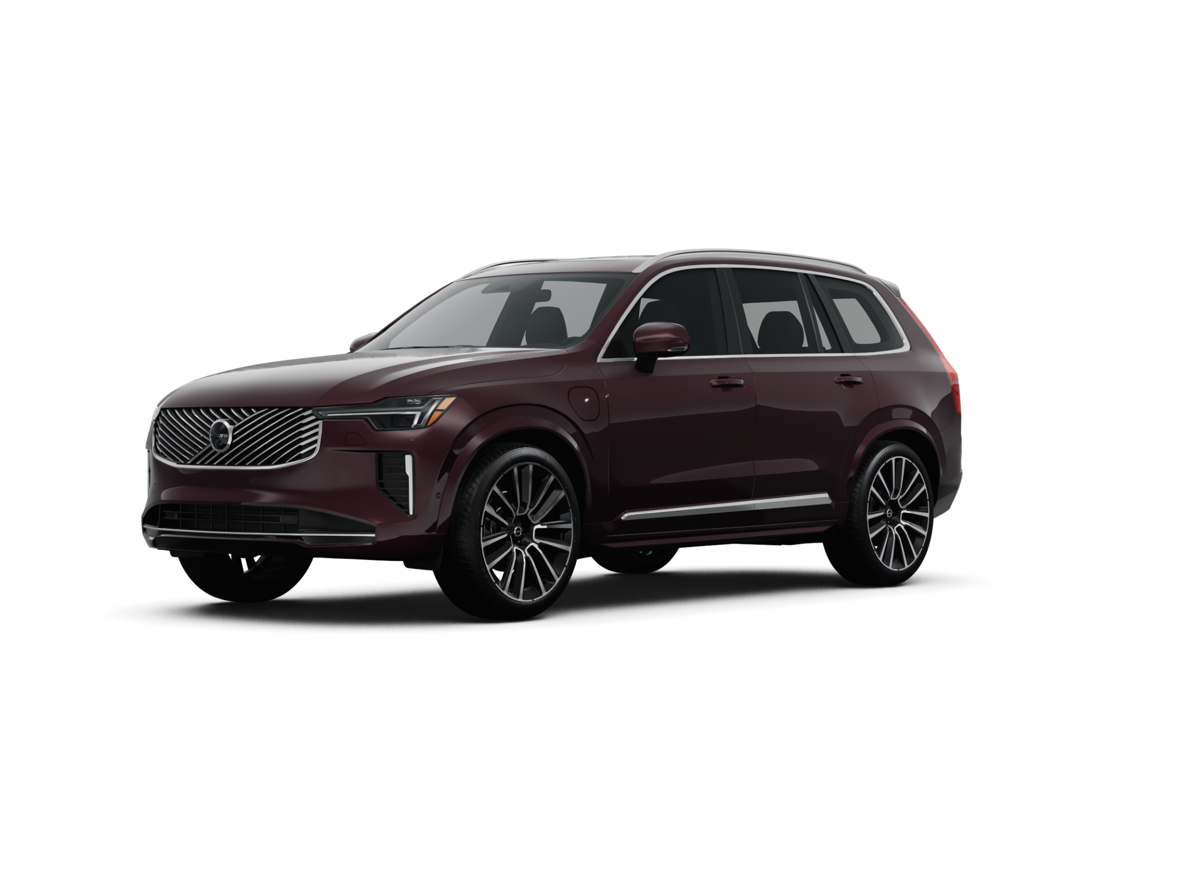 New Mulberry Red Metallic 2025 Volvo XC90 Plug-In Hybrid