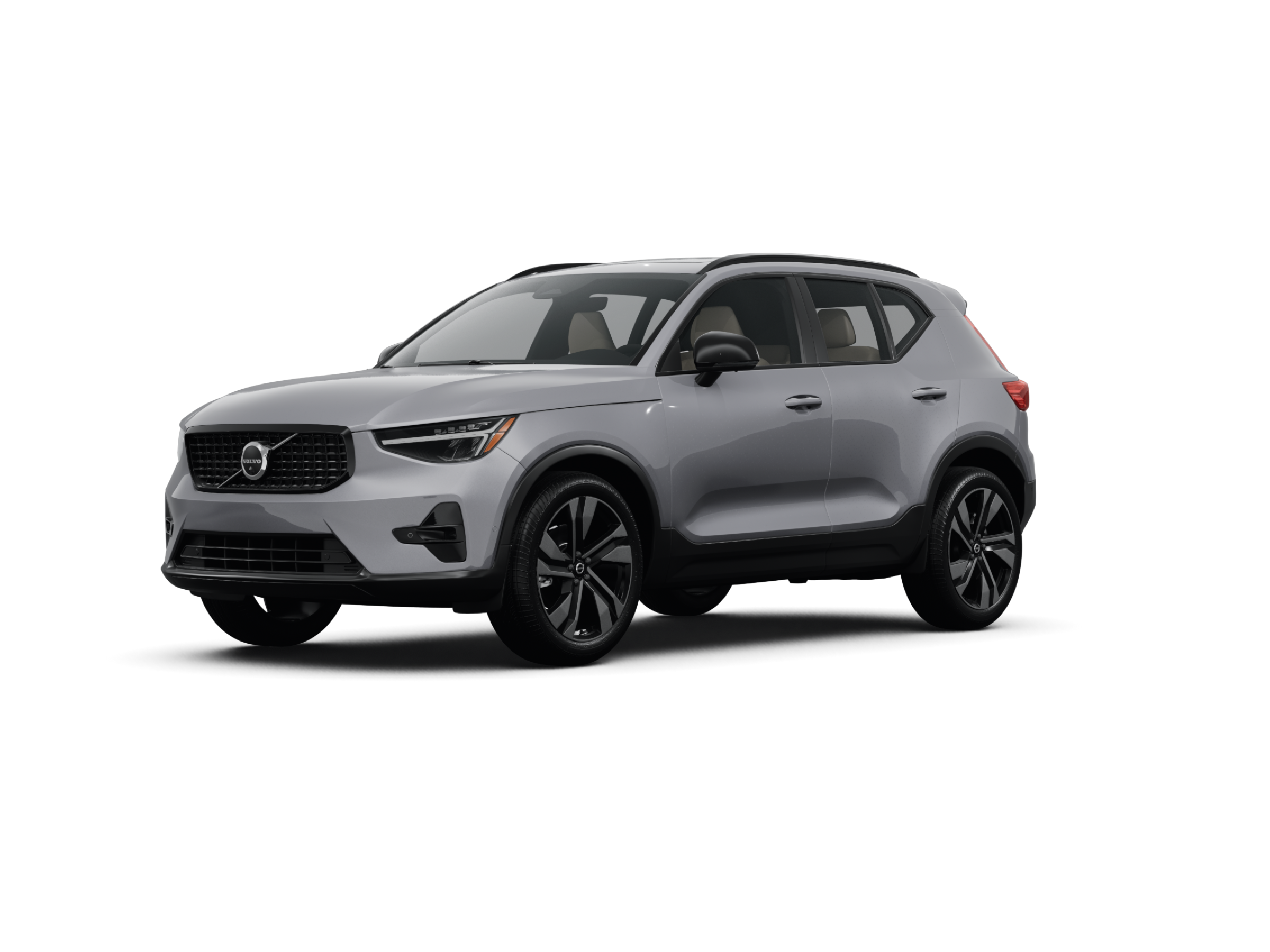 New Vapour Grey Metallic 2025 Volvo XC40 Plus Bright Theme