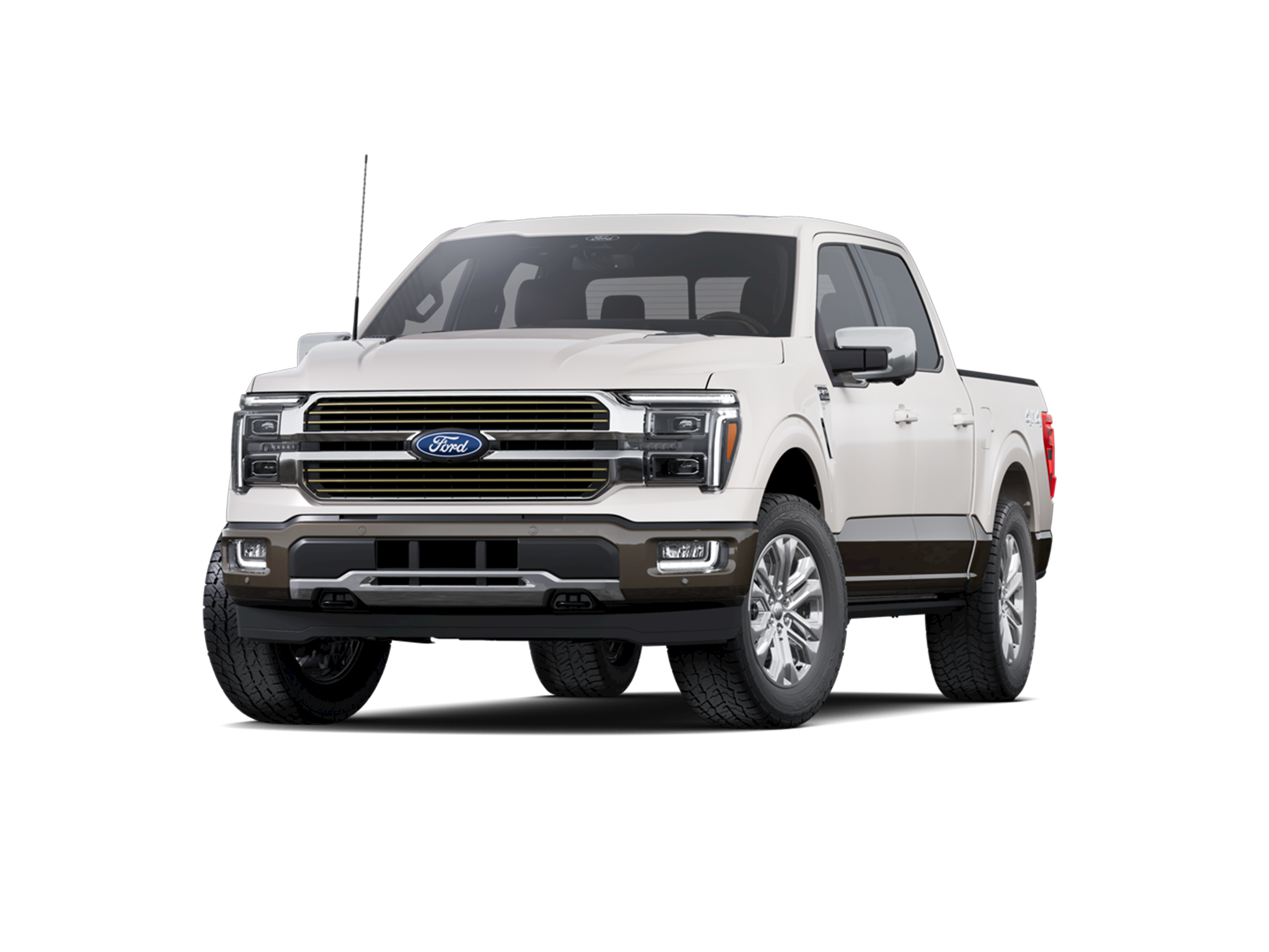 New Star White Metallic Tri-Coat 2025 Ford F-150 King Ranch