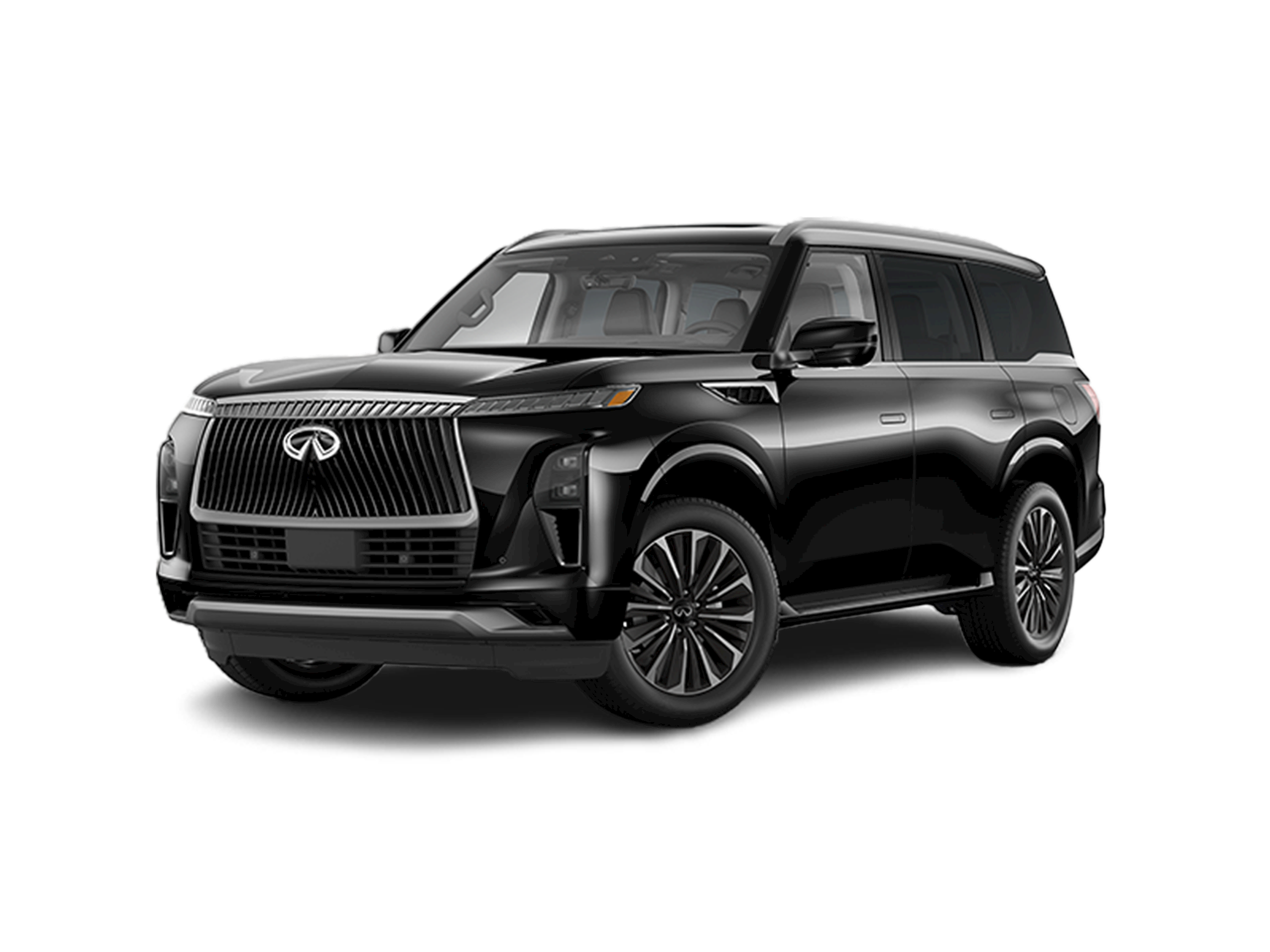 New Black Obsidian 2025 INFINITI QX80 LUXE for Sale in