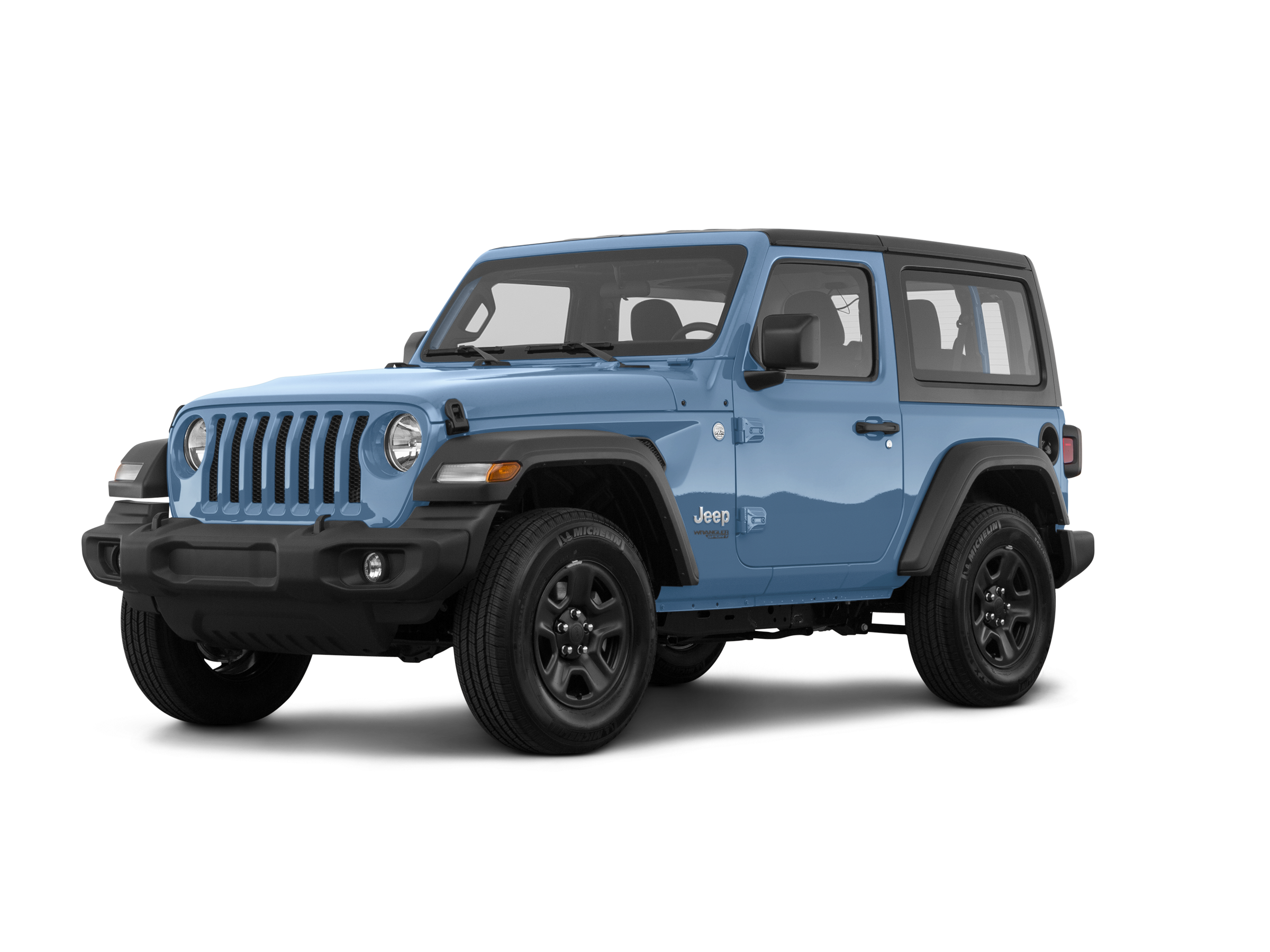 Used Ocean Blue Metallic Clearcoat 2019 Jeep Wrangler Sport for Sale in