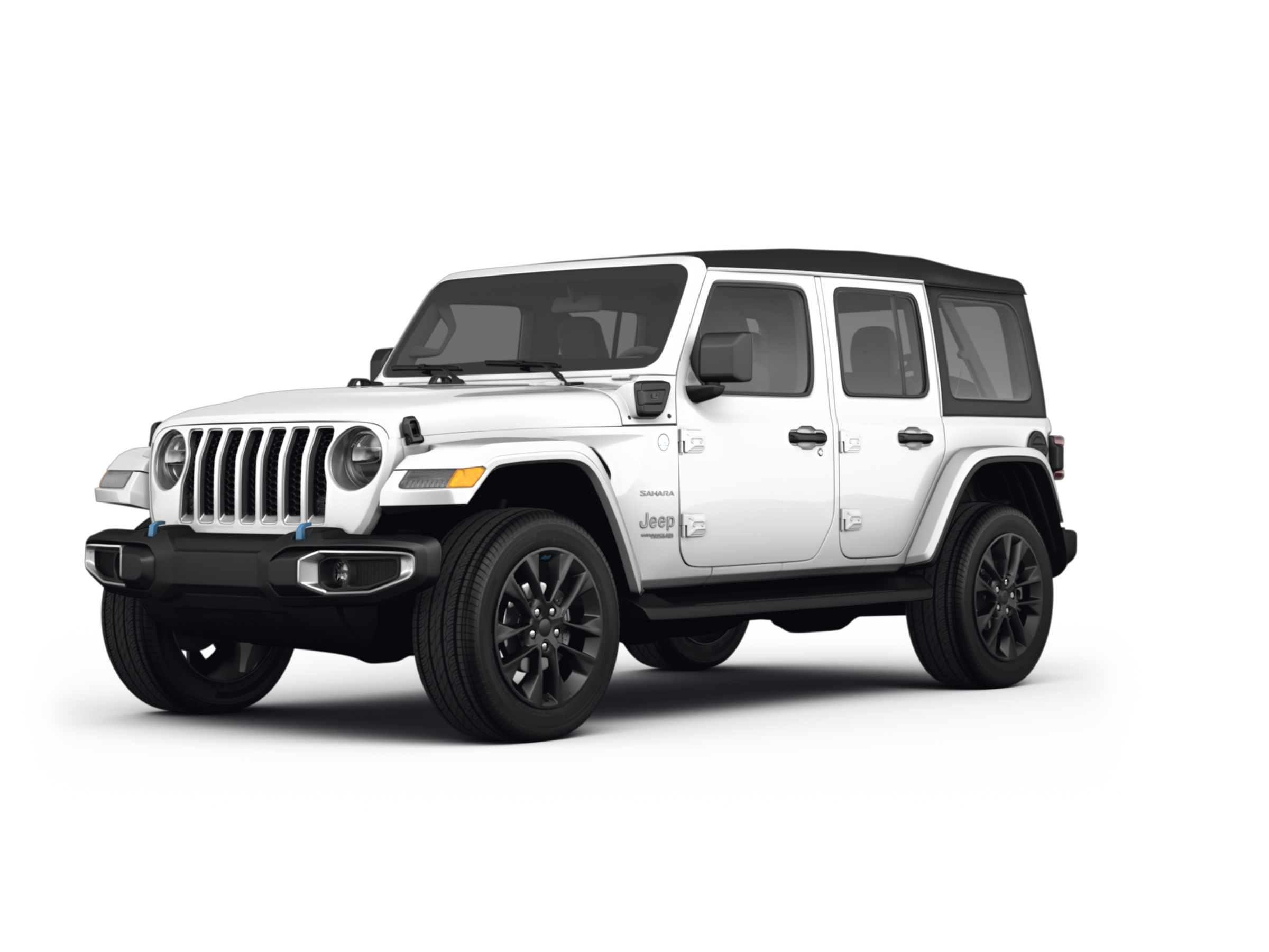 アシェット Jeep New Bright White Clearcoat 2023 Jeep Wrangler 4xe Sahara for