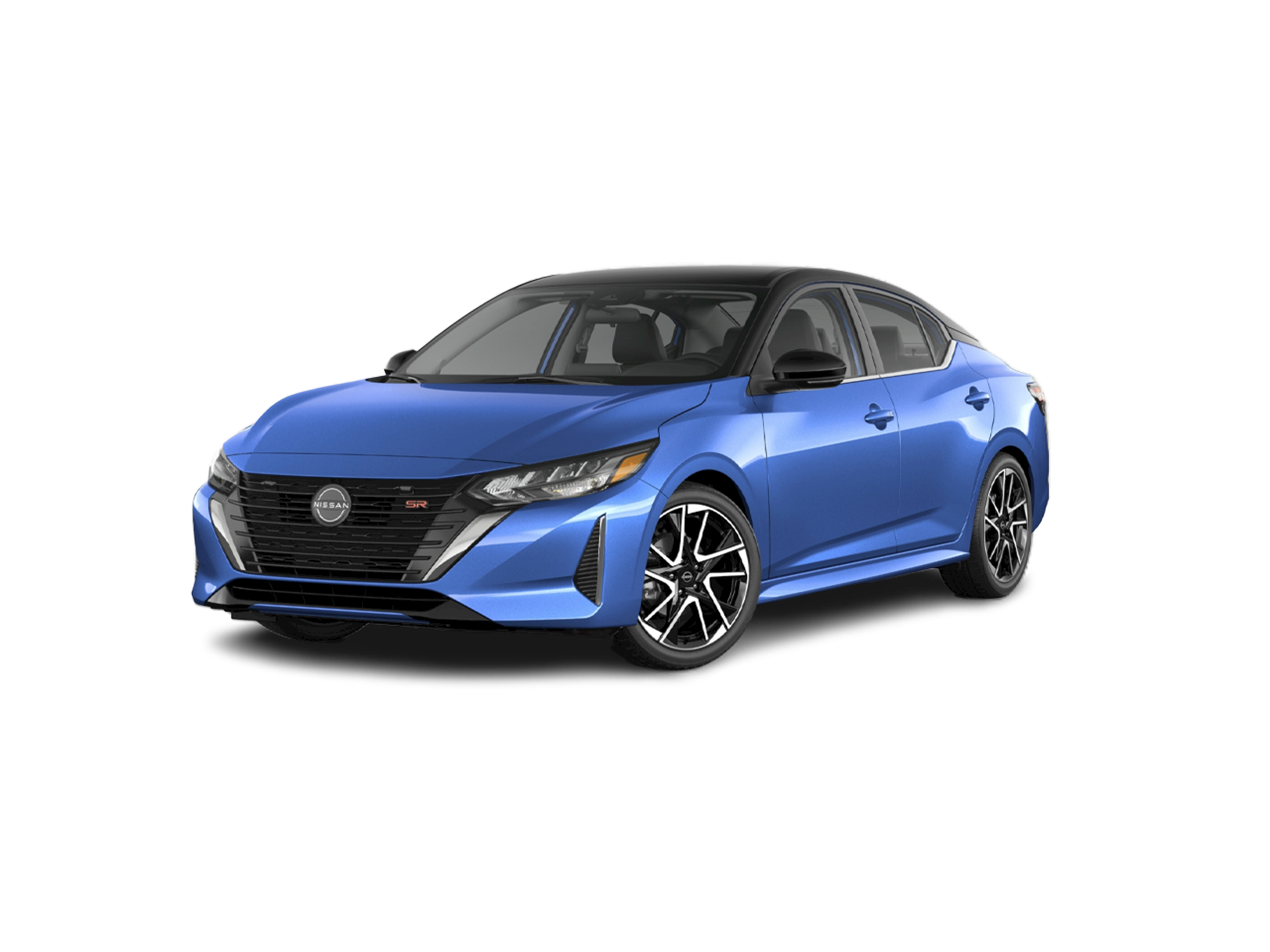 New Electric Blue Metallic/Super Black 2025 Nissan Sentra SR