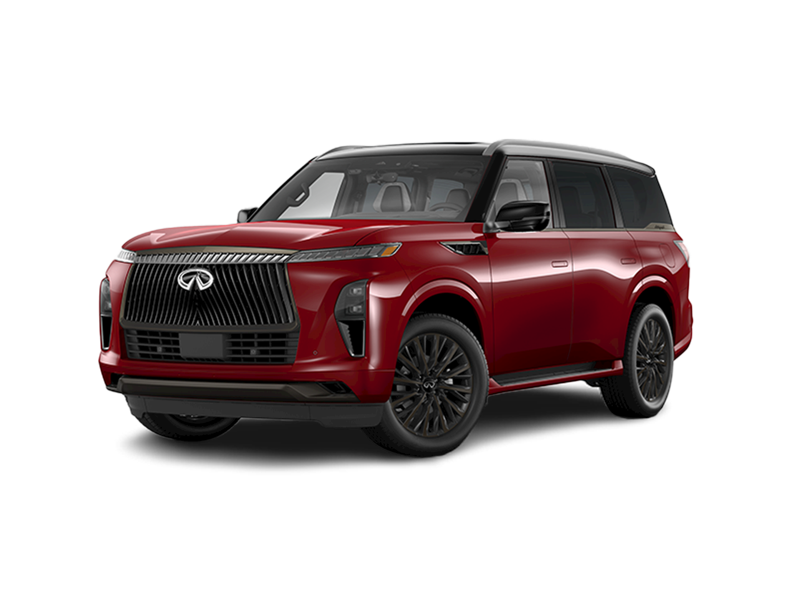 New Coulis Red/Black Obsidian 2025 INFINITI QX80 AUTOGRAPH