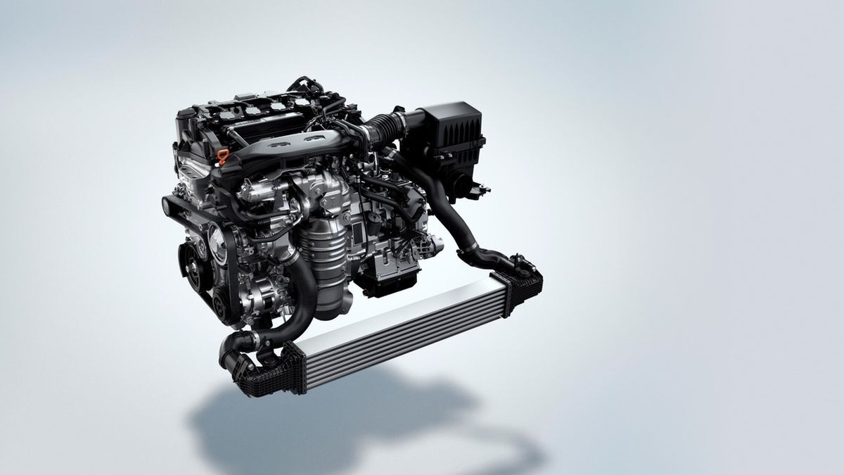 2026 Honda Accord 1.5-liter turbocharged engine, isolated studio shot