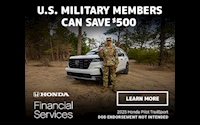 Honda Military Appreciation Offer