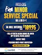 Minor Service Special