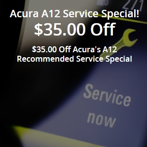 Acura A12 Service Special