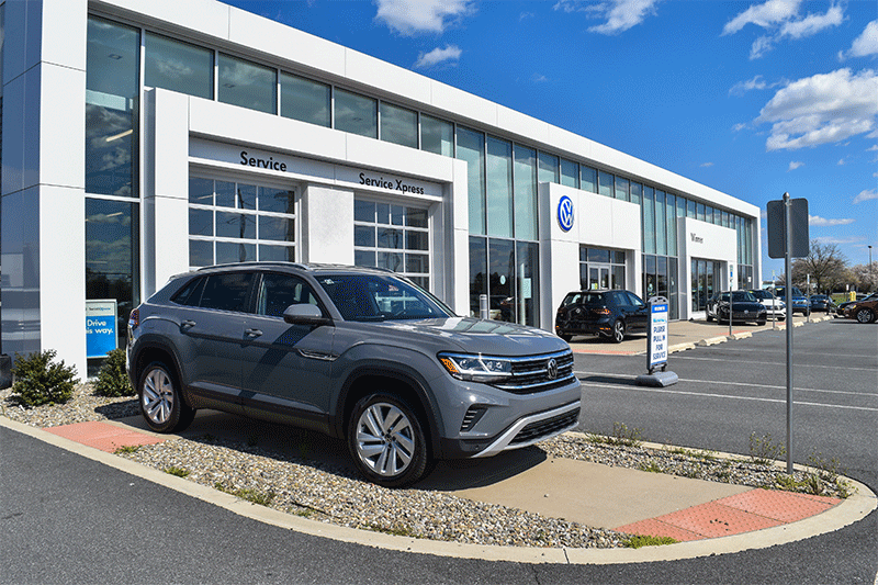 Winner Volkswagen of Dover Exterior Shot of Dealership Dover DE