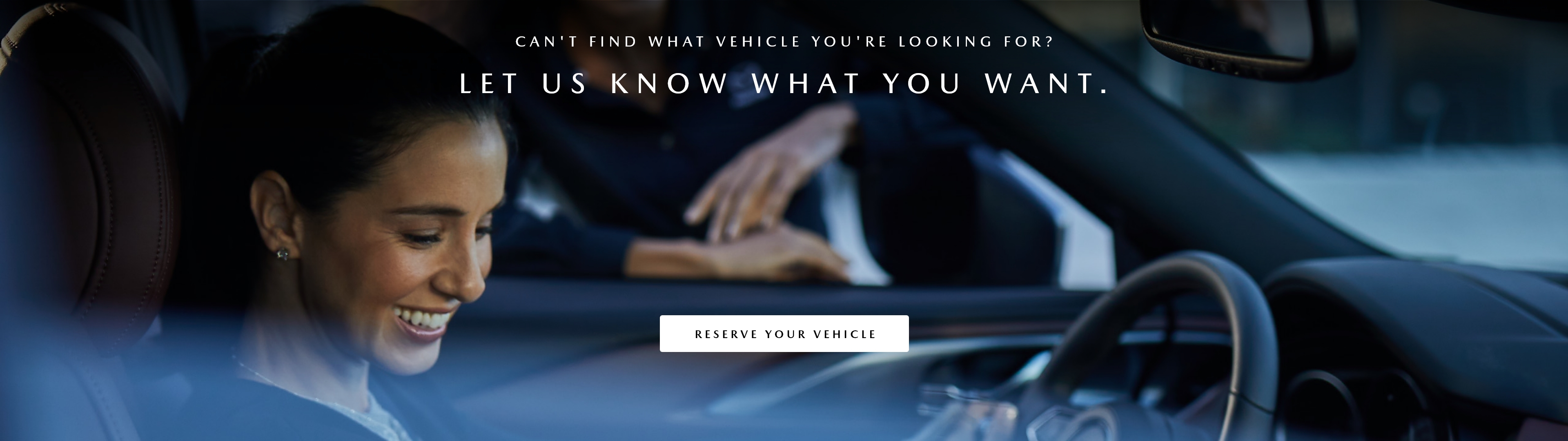 Reserve Your Vehicle