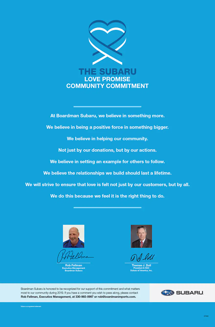 About Boardman Subaru New & Used Subaru Dealer in Boardman, OH