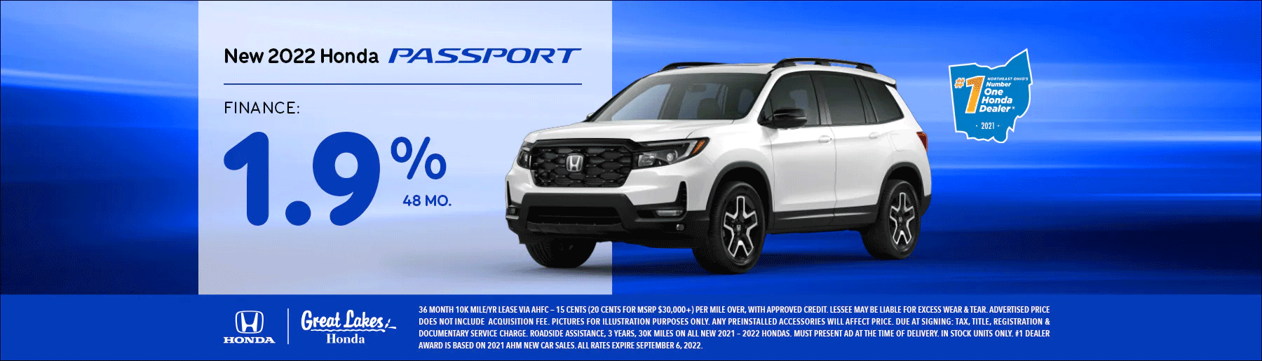 Buy Or Lease A Honda Passport In Akron OH Great Lakes Honda